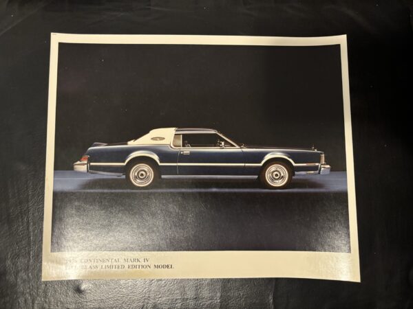 1976 Lincoln Continental  Mark IV Bill Blass Limited Edition Model photo