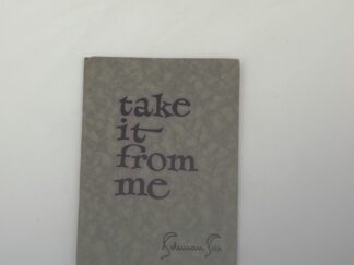 Take It From me (1922) by Coleman Cox