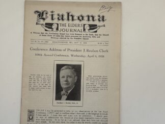 Liahona: The Elders’ Journal- Vol 35 No 23-1099 May 10, 1938