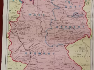 Vintage — 353 — Germany — Cram’s Modern Series — Pocket Map