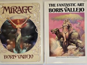 2 Books by Boris Vallejo — Mirage / The Fantastic Art of Boris Vallejo — Large Size Hardcovers
