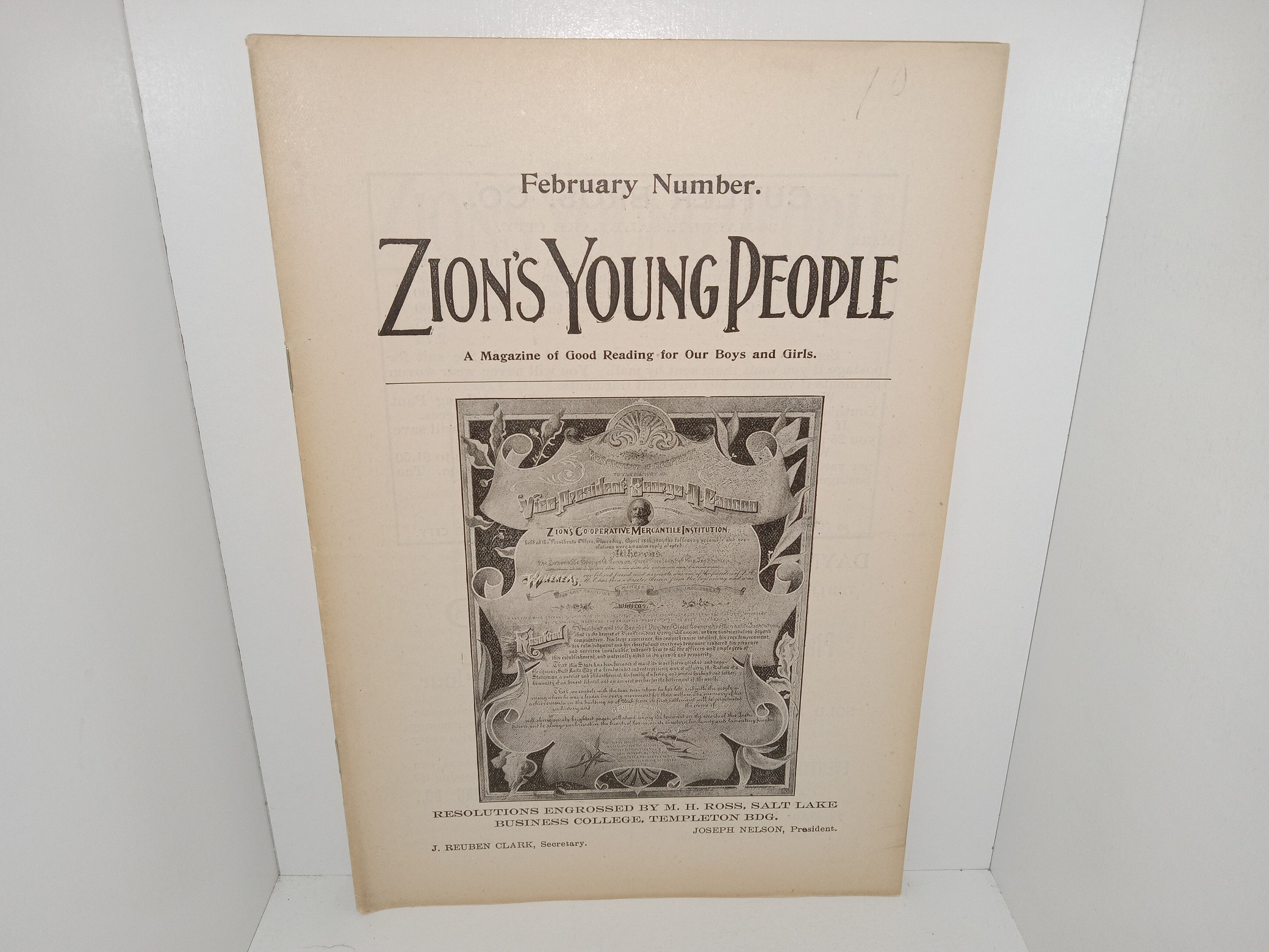 Zion’s Young People: A Magazine of Good Reading for Our Boys and Girls: Vol. 2, No. 10, Salt Lake City, Utah, February, 1902 (1902)