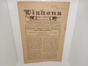 Liahona: The Elders’ Journal: Vol. 15, No. 44—567, Independence, MO., April 30, 1918 (1918)