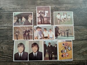 9 Beatles Color Cards (Collectible Cards)