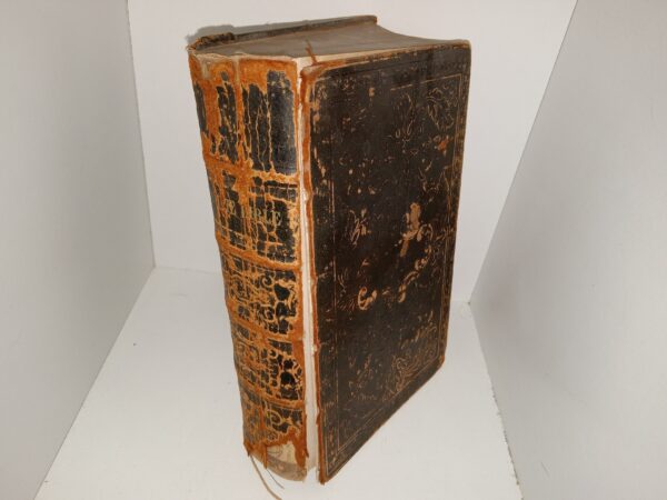 La Sainte Bible, Qui Contient Le Vieux Et Le Nouveau Testament; Revue Sur Les Originaux (French: The Holy Bible, Containing the Old and New Testaments; Review of the Originals) (Leather) (1852) ~ by Par David Martin