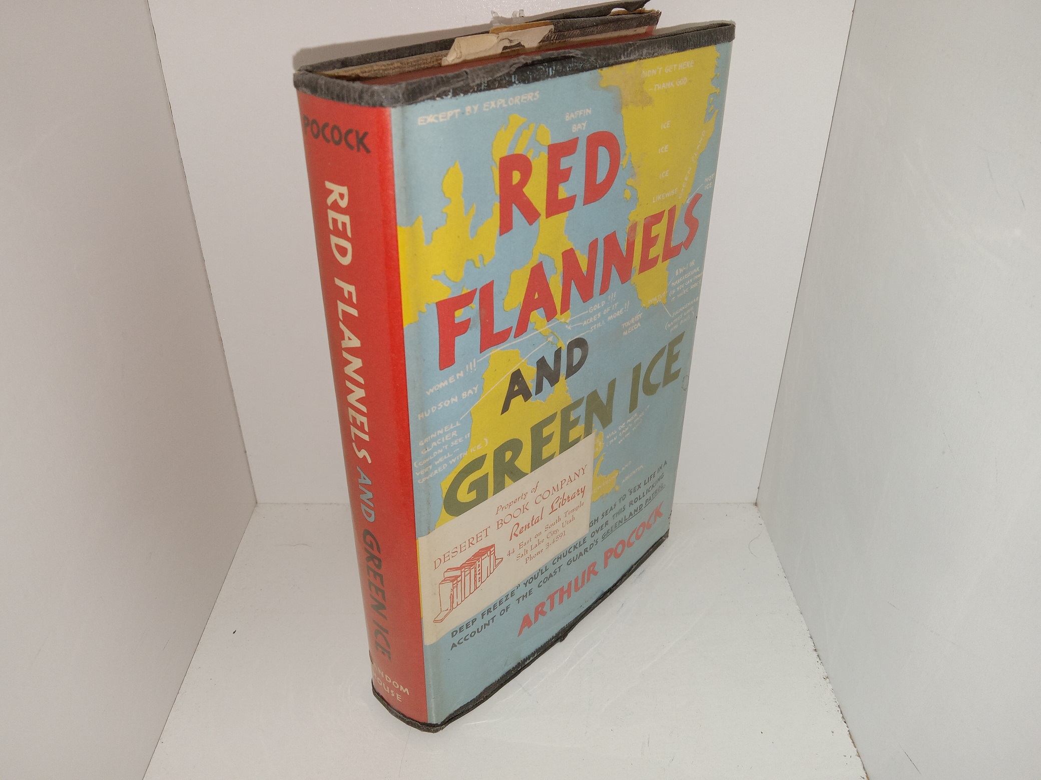 Red Flannels and Green Ice (Ex-Library) (3rd Printing) (1949) ~ by Arthur Pocock