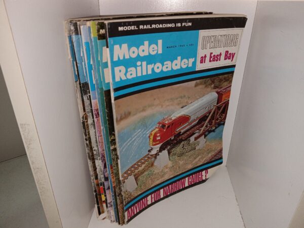 9 Misc. Issues of Model Railroader Magazine (See Details)