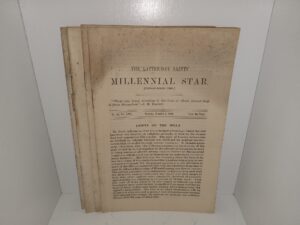 4 Issues of The Latter-day Saints’ Millennial Star from the Year of 1909 (See Details)