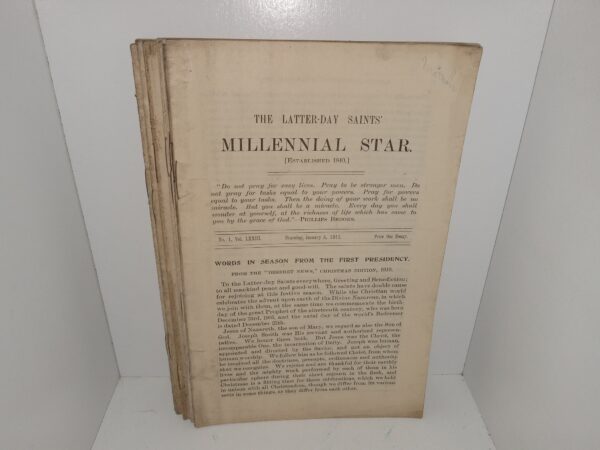 10 Misc. Issues of The Latter-day Saints' Millennial Star (See Details)