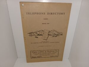 Telephone Directory: Magna, Spring 1959 (1959)