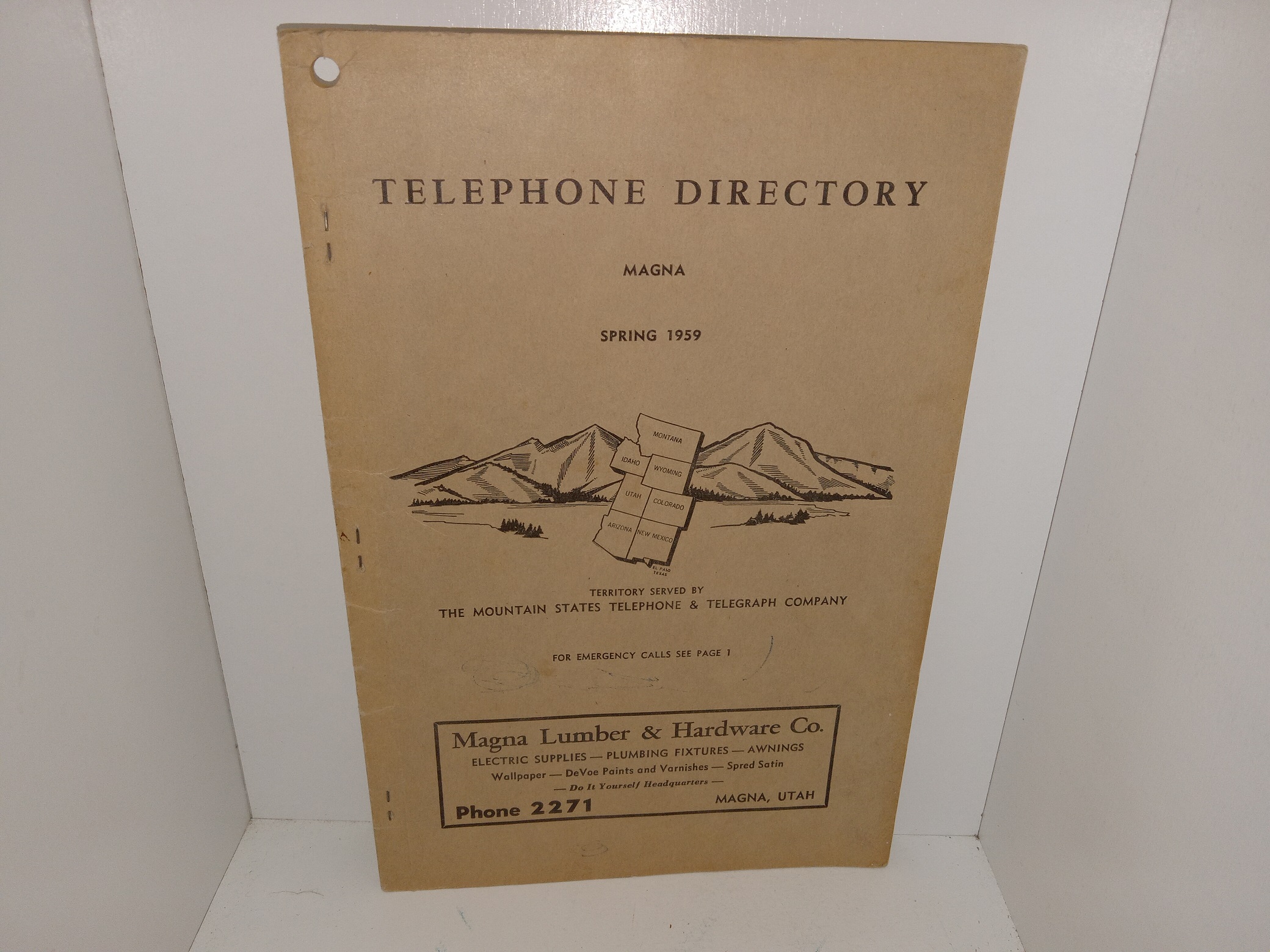 Telephone Directory: Magna, Spring 1959 (1959)