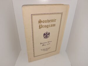 Souvenir Program: Reunion Class, May 1944: Los Angeles Scottish Rite, 929 Smith Hope Street, Los Angeles (1944)