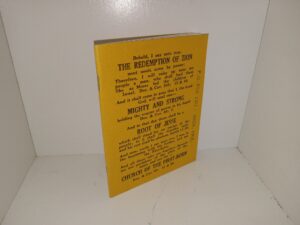 The Church of the First-Born (Unknown Publishing Date) ~ by Ross W. LeBaron