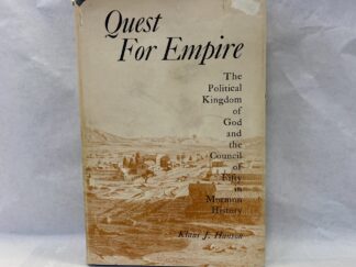 Quest for Empire – Klaus J. Hanson – Hardcover with dust jacket – 1967