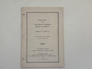 Study Outline for the Book of Mormon (1954)