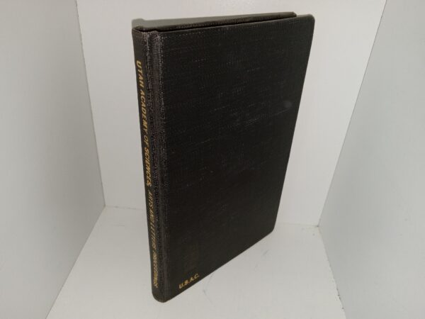 Utah Academy of Sciences, Arts and Letters Proceedings: Vol. 25 (Ex-Library) (1947-1948)