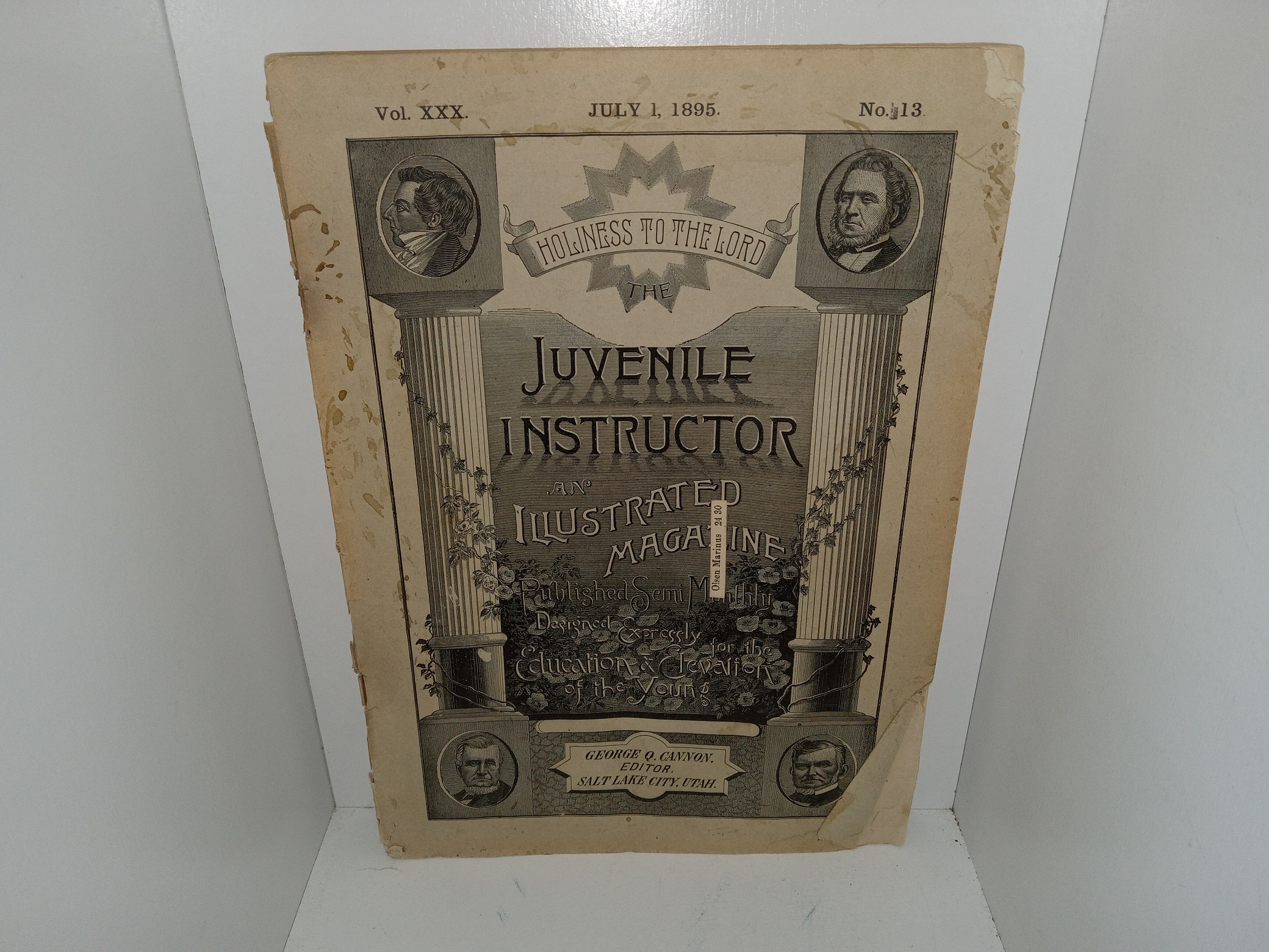 Juvenile Instructor: Vol. 30, No. 13, July 1, 1895 (1895)