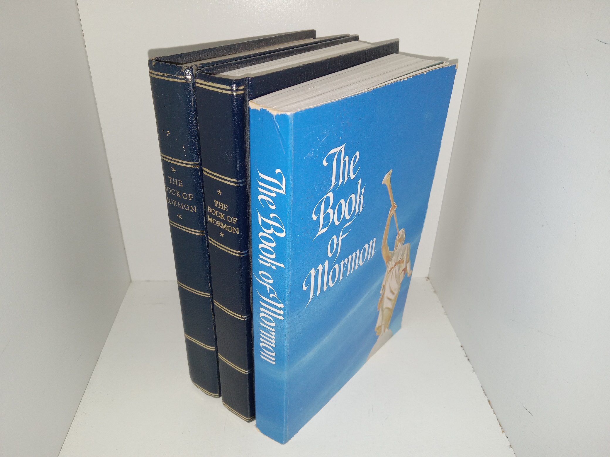 3 Different Editions of The Book of Mormon (1974, 1977)