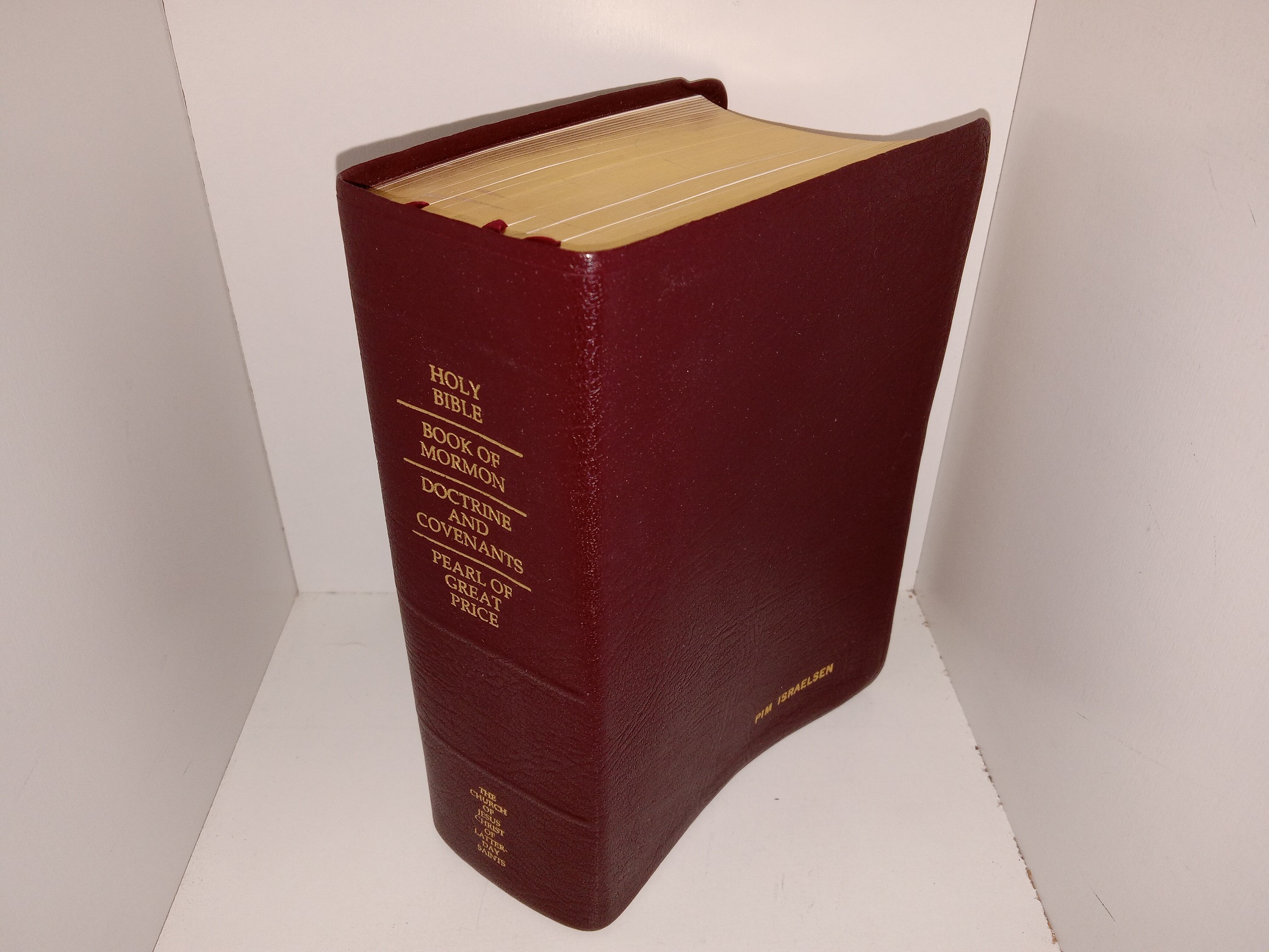 LDS, Burgundy Leather, Quadruple Combination (1999)