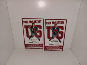 2 Paul Mccartney Tickets (2005)