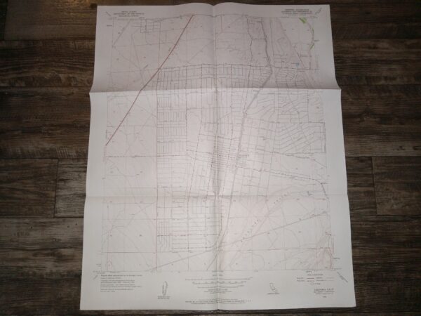 Map of Hesperia California (27″x22″) (1956)