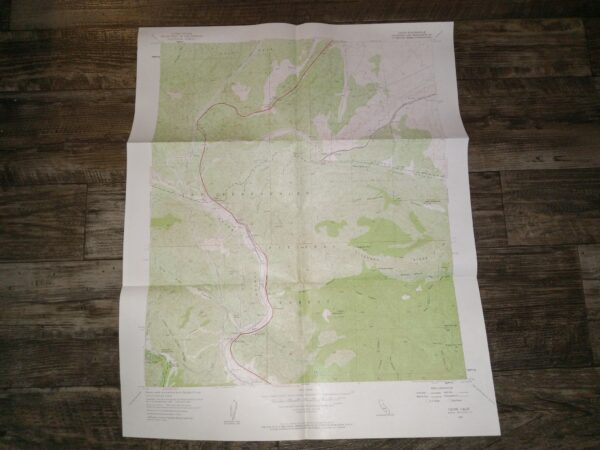Map of Cajon, California (27″x22″) (1956) ~ Unknown Cartographer