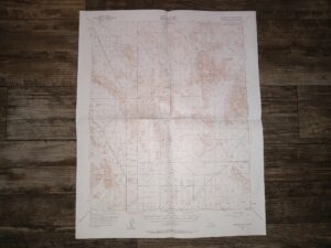 Map of the Ord Mountains, California (21″x17″ Map) (1955) ~ Unknown Cartographer