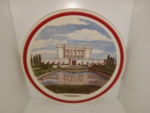 Mesa Arizona Temple Collectible Plate