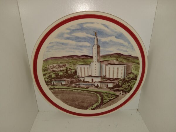 Los Angeles Temple Collectible Plate (Unknown Production Date)