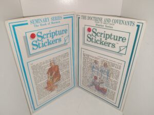 2 Sets of Scripture Stickers (The Book of Mormon, and D&C) (New) (1993)