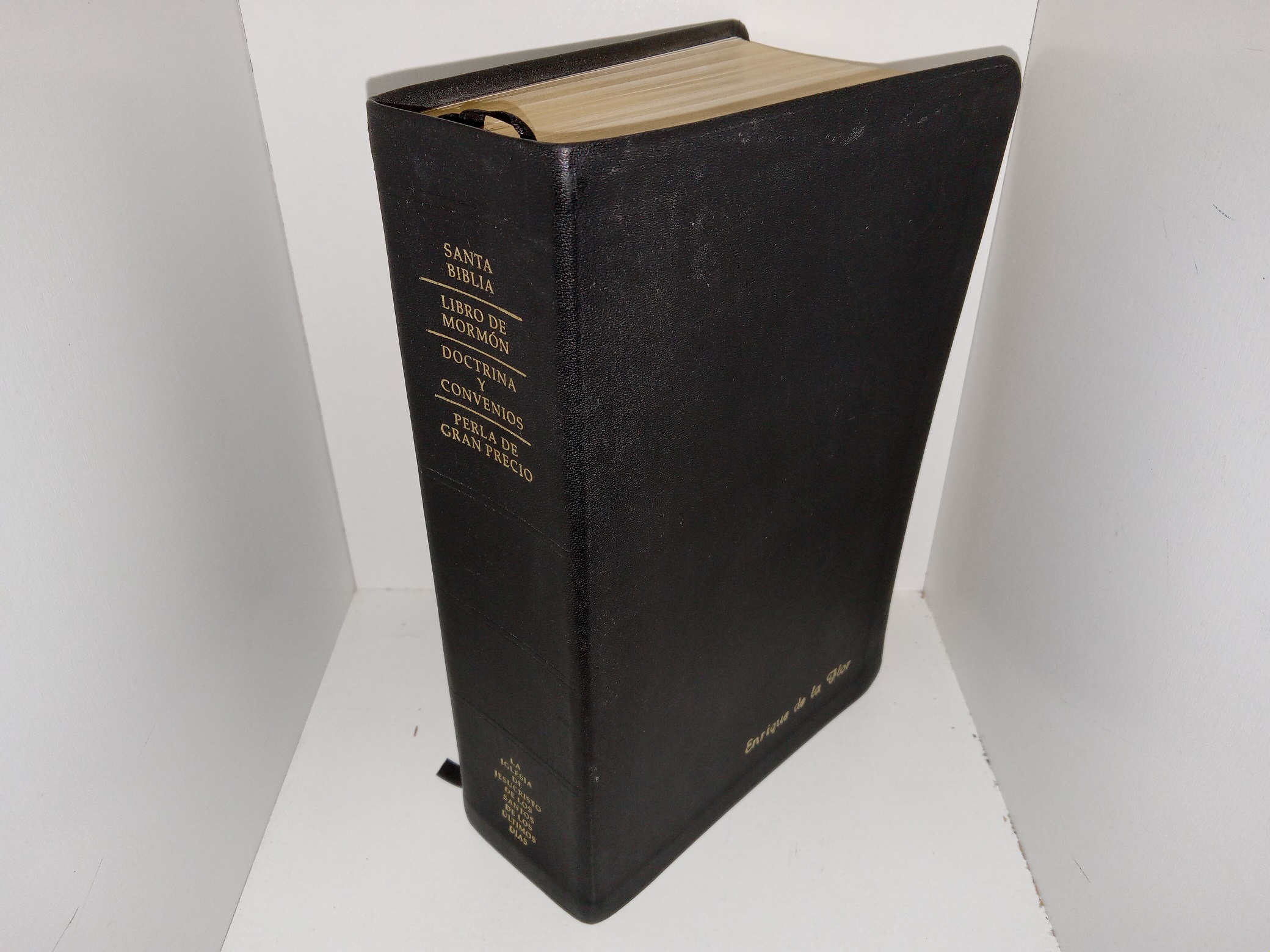 LDS, Spanish, Black Leather, Quadruple Combination (2016)