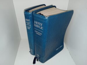 LDS, Blue Leather Holy Bible: King James Version & Triple Combination (1983)