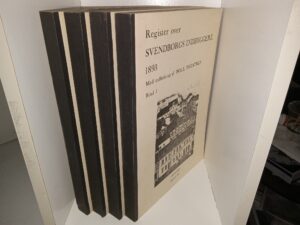 Register over Svendborgs Indbyggere 1893 Med indledning af Poul Thestrup 4 Vol. Set (1982) ~ Introduction by Poul Thestrup