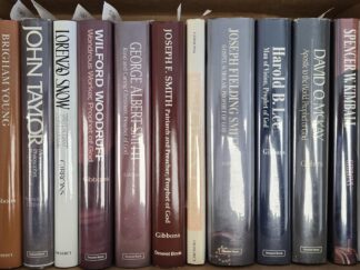 Prophet Series - Joseph Smith, Brigham Young, John Taylor, Lorenzo Snow, Wilford Woodruff, Joseph F. Smith, Heber J. Grant, George Albert Smith, Joseph Fielding Smith, David O. McKay, Harold B. Lee, Spencer W. Kimball, Ezra Taft Benson, Howard W. Hunter -- Set of 13 Volumes -- 8 Books Signed by the Author