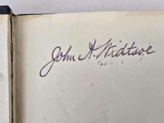 Old LDS Book in Danish --- Signed by LDS Apostle John A. Widtsoe --- No Title Page