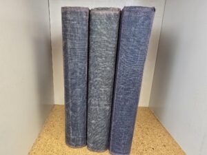 1948 — 3 Copies — Hymns – Church of Jesus Christ of Latter-day Saints — Blue Hardcovers; Revised & Enlarged