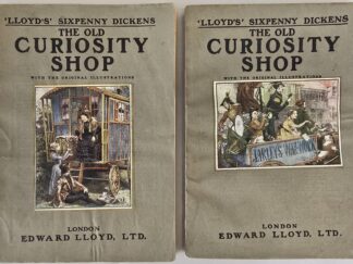 2 Volumes -- The Old Curiosity Shop -- Lloyd's Sixpenny Dickens -- "With the Original Illustrations" -- London