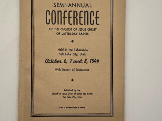 Annual Conference of the Church of Jesus Christ of Latter-day Saints October, 1944