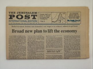 The Jerusalem Post International Edition No 1,470 January 7, 1989