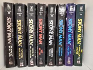 Don Pendleton’s Stony Man — 8 Misc. Titles From the Series: Vols 50, 55, 56, 57, 63, 70, 73, 74
