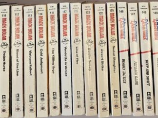 Collection of 39 Paperbacks —  Max Bolen ~ The Executioner Series — No’s: 18-19, 26, 54, 57, 73, 82, 85, 91, 95, 99, 102-103, 110, 112-114, 117, 119-120, 122, 128, 146-151, 153, 157, 159-160, 186, 195, 281-282, 303, 378