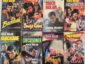 Collection of 8 Paperbacks: Don Pendleton’s Mack Bolan Series