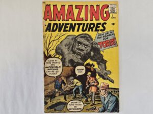 1961 — Amazing Adventures 1 June, 1961 — Extremely Rare Comic Book
