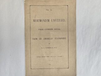 1884 — Mormonism Unveiled — The Other Side — From An American Standpoint — No. 2. — E. S. Goodrich