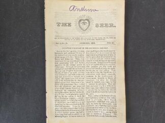 1853 -- The Seer -- Vol. 1. No. 12. December, 1853 --- Orson Pratt --- Single Issue --- "Christian Polygamy in the Sixteenth Century"