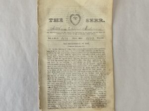 1853 — The Seer, Vol. 1. No. 7. — July, 1853 — Orson Pratt — Single Issue — “Pre-Existence of Man” and “Celestial Marriage”