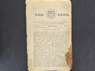 1853 -- The Seer, Vol. 1. No. 2. -- February 1853 --- Orson Pratt --- Single Issue --- "Pre-Existence of Man" and "Celestial Marriage"