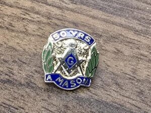 50 Years Mason Pin