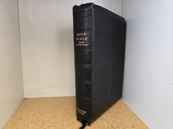 Holy Bible – Ready References – Missionary Edition — Black Bendable Leather — Code: 25 A 68
