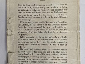 1880 — Angel of the Prairies — Parley P. Pratt — 24-Page Pamphlet (missing title page).